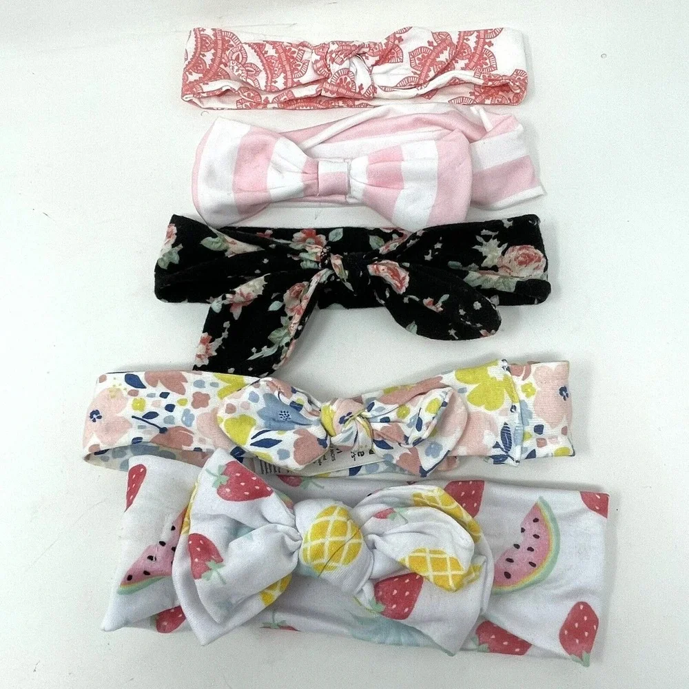 Baby Little Girl Lot 44 Pieces Hair Bows‎ Headbands Clips Various Brands Colors